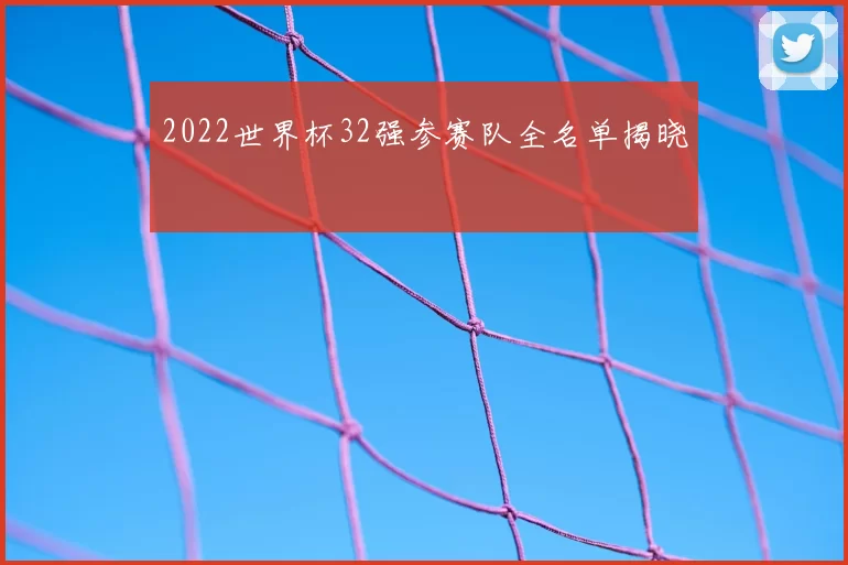 2022世界杯32强参赛队全名单揭晓