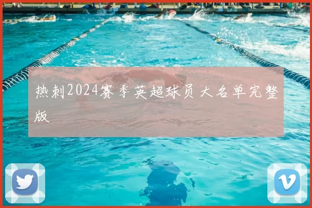热刺2024赛季英超球员大名单完整版