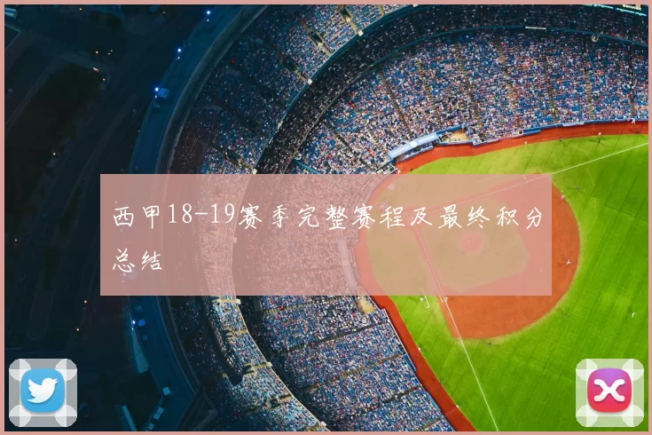 西甲18-19赛季完整赛程及最终积分总结